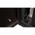 Шкаф 19" телекоммуникационный настенный, 18U 901x600х600 мм, дверь металл,черный